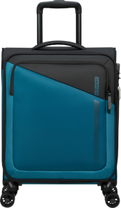 American Tourister Daring Dash Expandable Spinner 55cm Black/Blue