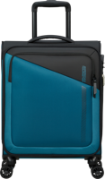 American Tourister Daring Dash Expandable Spinner 55cm Black/Blue