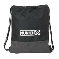 Rugtas met Koordjes Munich Topo Zwart 35 x 40 x 1 cm