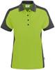 Hakro 239 Women's polo shirt Contrast MIKRALINAR® - Kiwi/Anthracite - 4XL