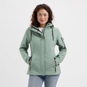 Travelin&apos; Women - softshell jacket - Groen - Maat XXL