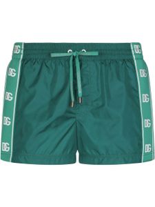 Dolce & Gabbana short de bain à lien de resserrage - Vert