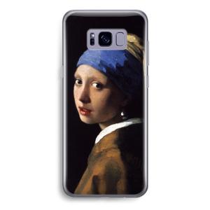 The Pearl Earring: Samsung Galaxy S8 Transparant Hoesje