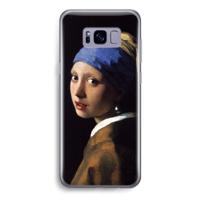 The Pearl Earring: Samsung Galaxy S8 Transparant Hoesje