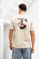 Adidas Coffee Cafe Donut Box Graphic T-Shirt Heren Beige - Maat M - Kleur: Beige | Soccerfanshop