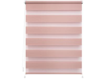 Lichtblick Duo-rolgordijn Klemmfix (Roze, 90 x 220 cm)