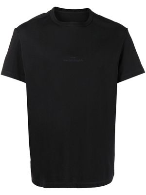 Maison Margiela t-shirt en coton à logo imprimé - Noir