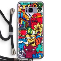 No Rules: Samsung Galaxy S8 Plus Transparant Hoesje met koord