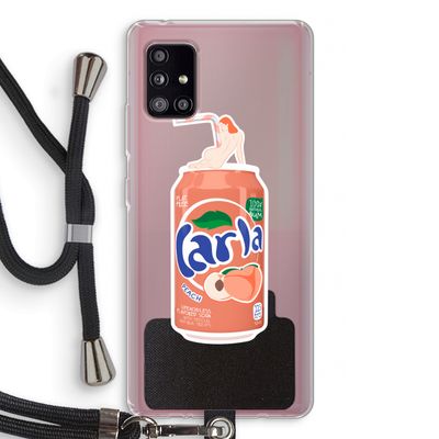 S(peach)less: Samsung Galaxy A51 5G Transparant Hoesje met koord