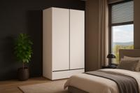 Home365 Kledingkast Crotone - Wit - 2-Deurs met Lade