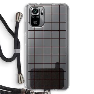 Rooster: Xiaomi Redmi Note 10S Transparant Hoesje met koord