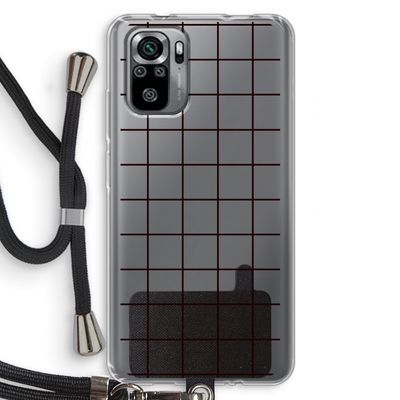 Rooster: Xiaomi Redmi Note 10S Transparant Hoesje met koord