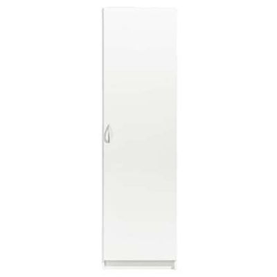 Kledingkast Varia 1-deurs - wit - 175x49x50 cm - Leen Bakker