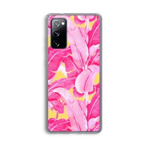 Pink Banana: Samsung Galaxy S20 FE / S20 FE 5G Transparant Hoesje