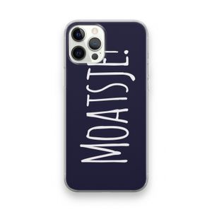 Moatsje!: iPhone 12 Pro Transparant Hoesje