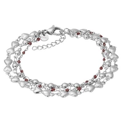 iXXXi Armband Botswana Brown Zilver