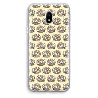 Slapende poes: Samsung Galaxy J3 (2017) Transparant Hoesje