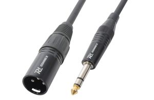 PD Connex XLR Male - 6.3mm Stereo jack kabel 3 meter