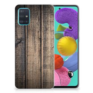 Samsung Galaxy A51 Bumper Hoesje Steigerhout