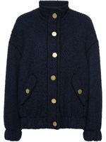 Philosophy Di Lorenzo Serafini veste bomber en tweed - Bleu