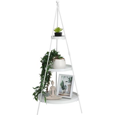 Etagere 3-laags wit 26x26x73cm