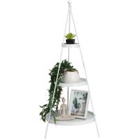 Etagere 3-laags wit 26x26x73cm
