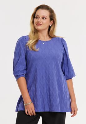 Yoek Tuniek flare ROMBO | Licht Paars | Maat 46/48