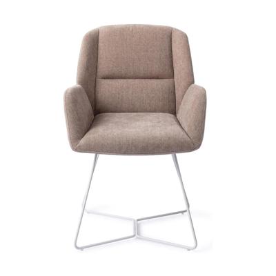 Jesper Home Myoko eetkamerstoel Greystones beehive white