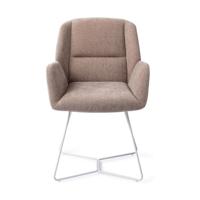 Jesper Home Myoko eetkamerstoel Greystones beehive white