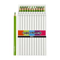 Creativ Company Driehoekige jumbo kleurpotloden - lichtgroen, 12st.