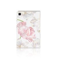 Samsung Galaxy Tab A7 (2020) Tablet Cover Lovely Flowers - thumbnail