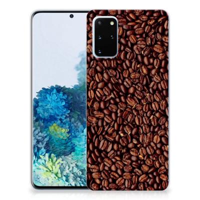 Samsung Galaxy S20 Plus | Siliconen Case | Koffiebonen