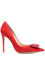 Gianvito Rossi escarpins Jaipur 105 mm à ornement de pierres - Rouge