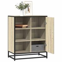 Dressoir 62x35x76 cm bewerkt hout sonoma eikenkleurig