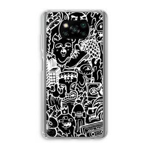Vexx Black Mixtape: Xiaomi Poco X3 NFC Transparant Hoesje