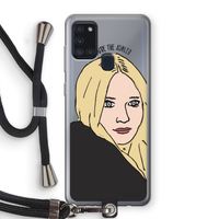 Ashley: Samsung Galaxy A21s Transparant Hoesje met koord