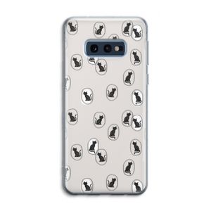 Miauw: Samsung Galaxy S10e Transparant Hoesje