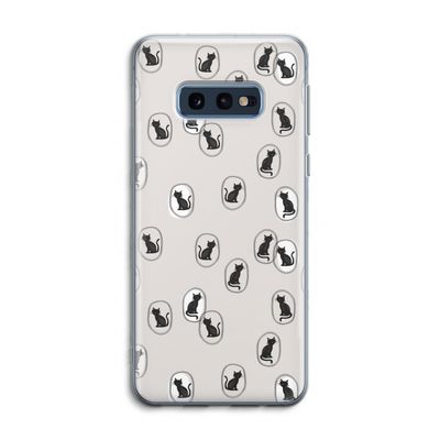 Miauw: Samsung Galaxy S10e Transparant Hoesje
