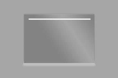 Aluminium spiegel met LED verlichting en onderverlichting 80 inclusief spiegelverwarming Aluminium spiegel met LED verlichting en onderverlichting 80 inclusief spiegelverwarming