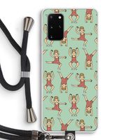 Gymboys: Samsung Galaxy S20 Plus Transparant Hoesje met koord