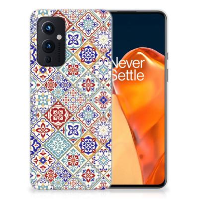 OnePlus 9 | TPU | Siliconen hoesje | Tiles Color OnePlus 9 | TPU | Siliconen hoesje | Tiles Color