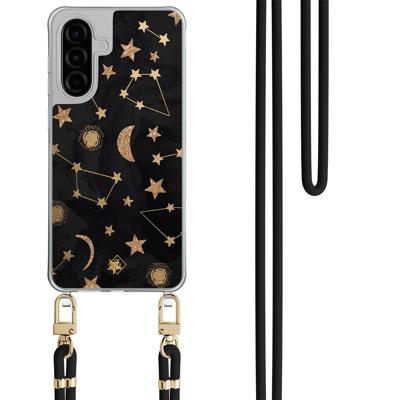 Samsung Galaxy A26 hoesje met zwart koord - Counting the stars