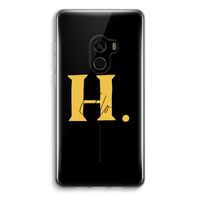 Amber Script: Xiaomi Mi Mix 2 Transparant Hoesje