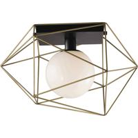 ECO-Light I-ABRAXAS-PL1 ORO ABRAXAS Plafondlamp E27 60 W Goud, Zwart