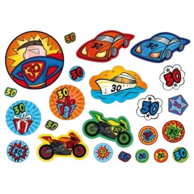 Leeftijdversiering 30 jaar confetti 300g