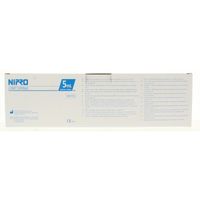 Nipro Injectiespuit 5ml 2-delig excent (100 st)