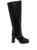 ISABEL MARANT bottes en cuir - Noir