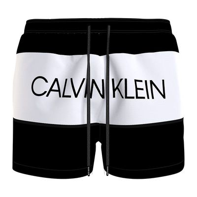 Calvin Klein zwembroek heren zwart/wit - BEH
