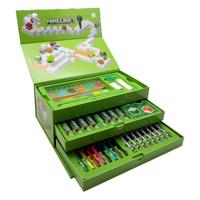 Speelgoedland Minecraft kleurkoffer set - 52dlg.