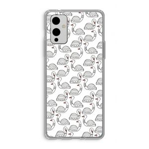 Zwanen: OnePlus 9 Transparant Hoesje